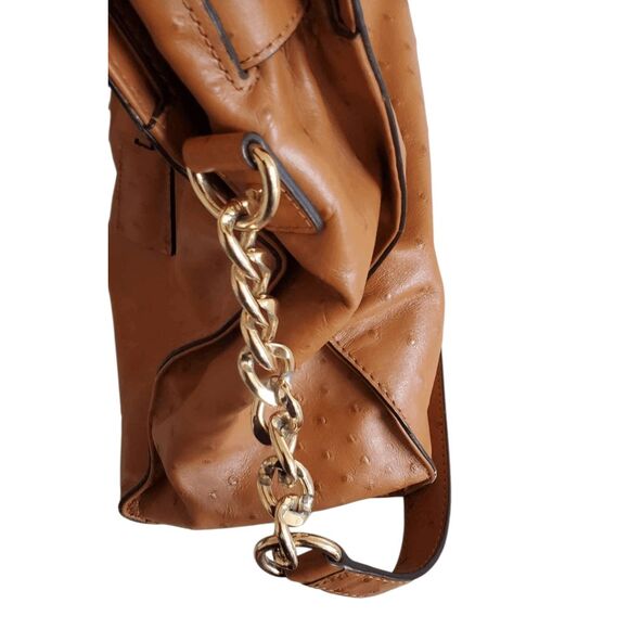 MICHAEL KORS Hamilton Large Ostrich Leather Tote - Picture 8 of 8